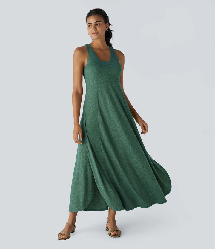 Savoya™ The SplitBack Flow Maxi Dress