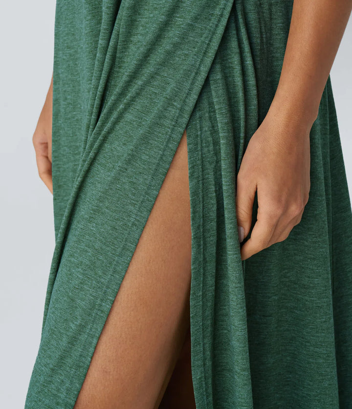 Savoya™ The SplitBack Flow Maxi Dress