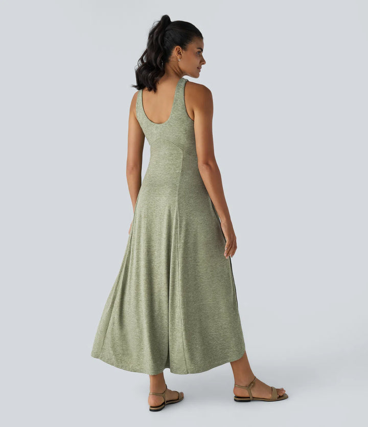 Savoya™ The SplitBack Flow Maxi Dress