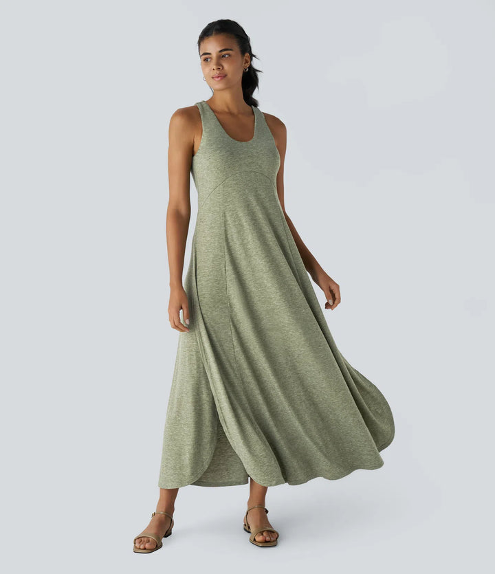 Savoya™ The SplitBack Flow Maxi Dress