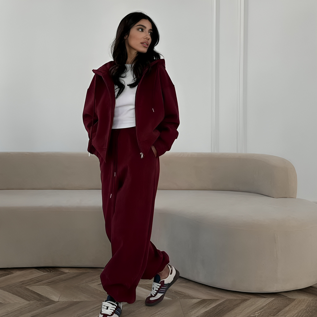 Vellora™ | The Luxe Ease Tracksuit Set