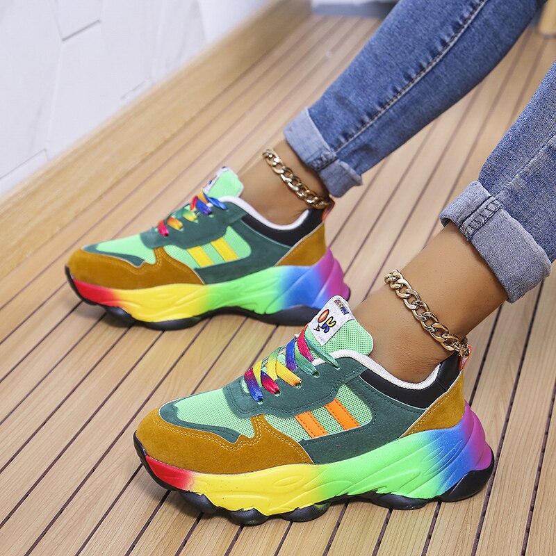 Mathilda Trainer | Casual orthopedic Sneakers/Shoes in various colors | Rainbow shoe