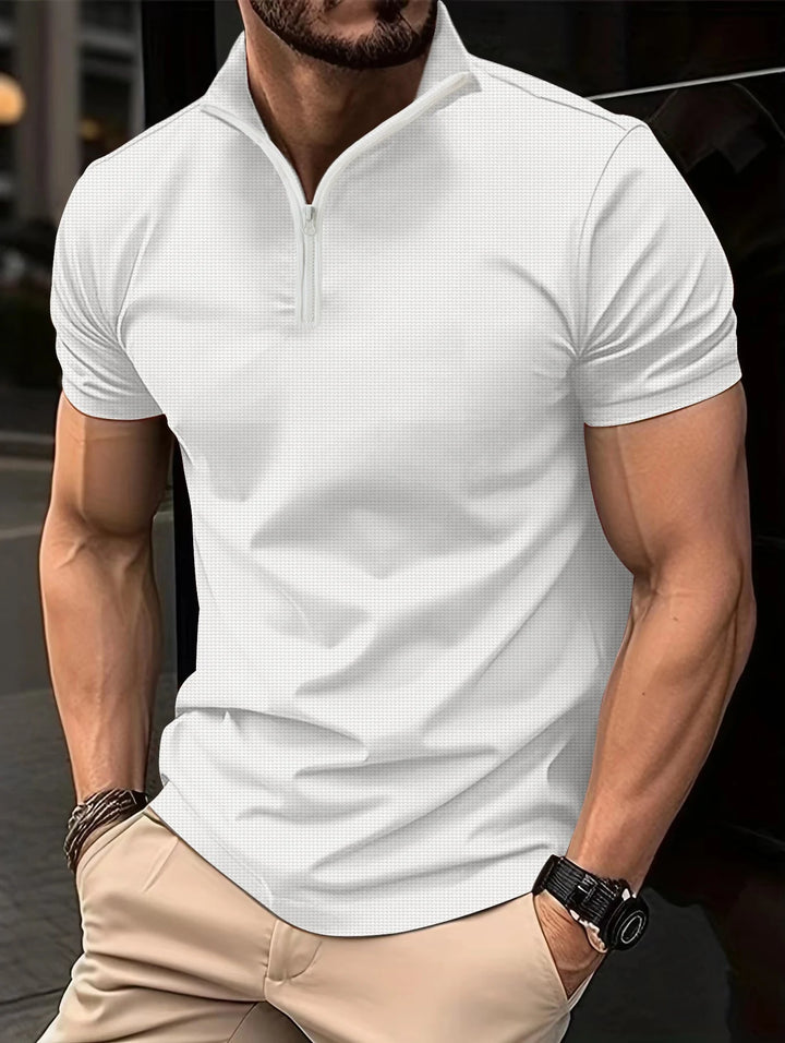 Lucas™ The Luxe Zip Polo