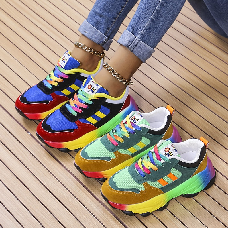 Mathilda Trainer | Casual orthopedic Sneakers/Shoes in various colors | Rainbow shoe