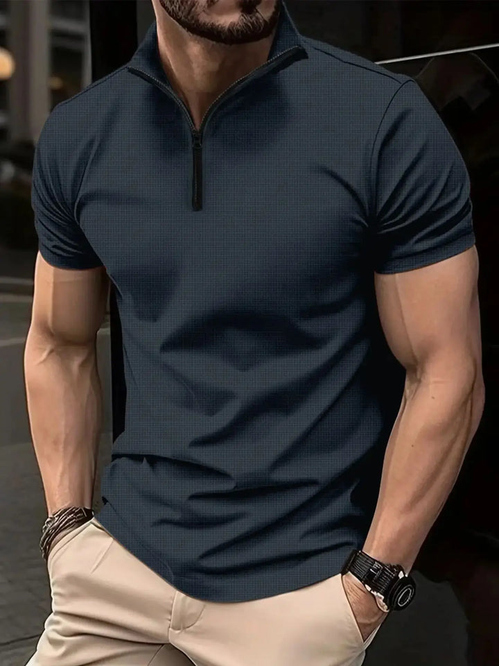 Lucas™ The Luxe Zip Polo