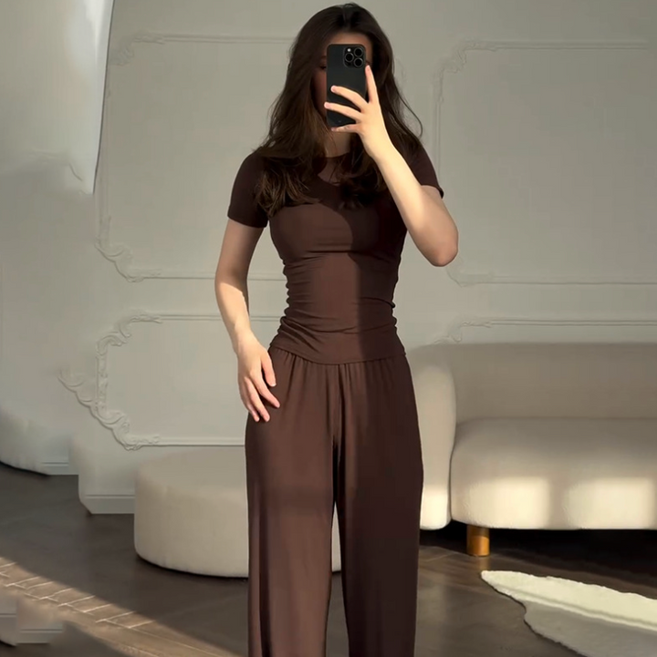 Ovréa™ | Wide-Leg Lounge Set