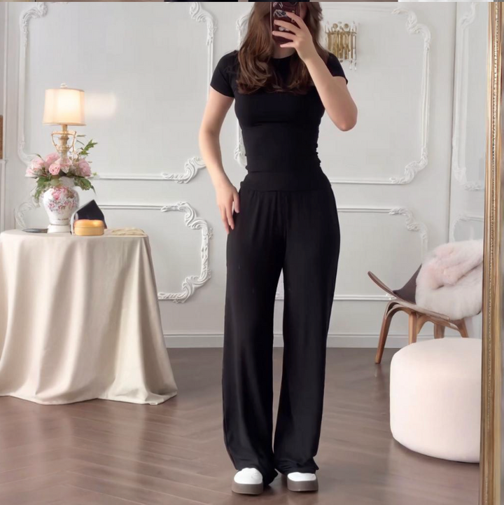 Ovréa™ | Wide-Leg Lounge Set