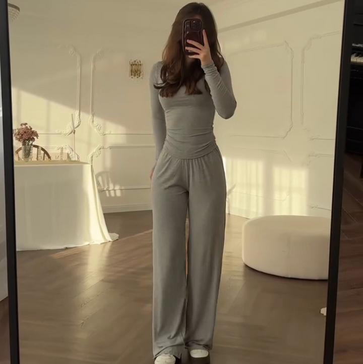 Ovréa™ | Wide-Leg Lounge Set