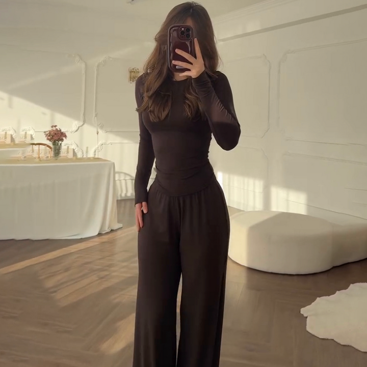 Ovréa™ | Wide-Leg Lounge Set