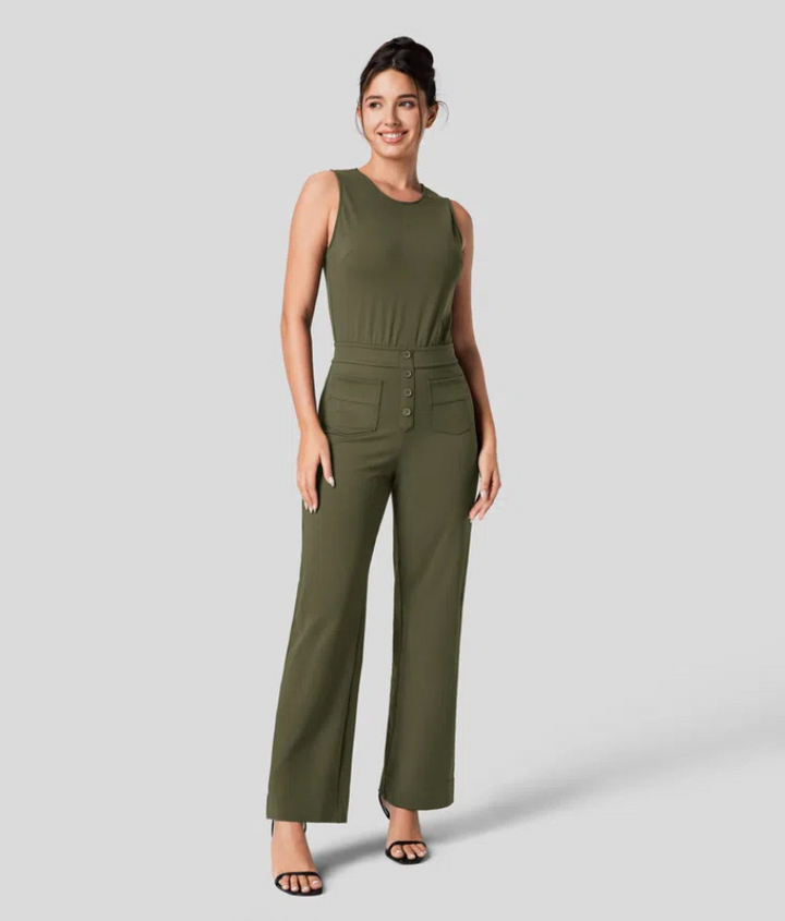 Nuvira™ | Knit Pocket Jumpsuit