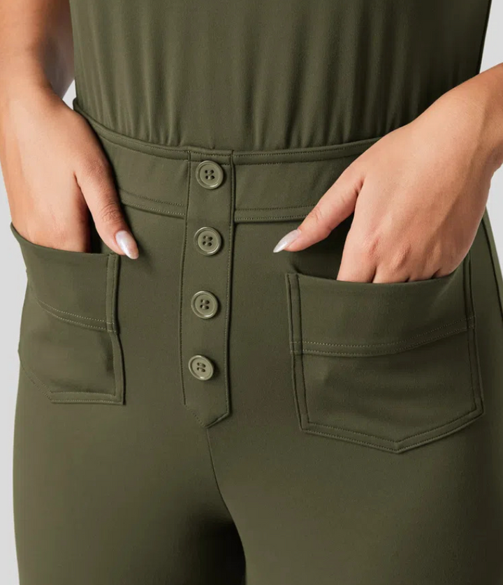 Nuvira™ | Knit Pocket Jumpsuit