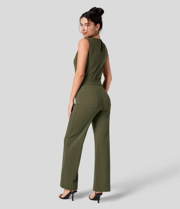 Nuvira™ | Knit Pocket Jumpsuit