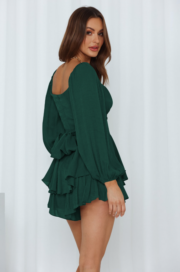 Solenya™ | Ruffle Sleeve Short Dress