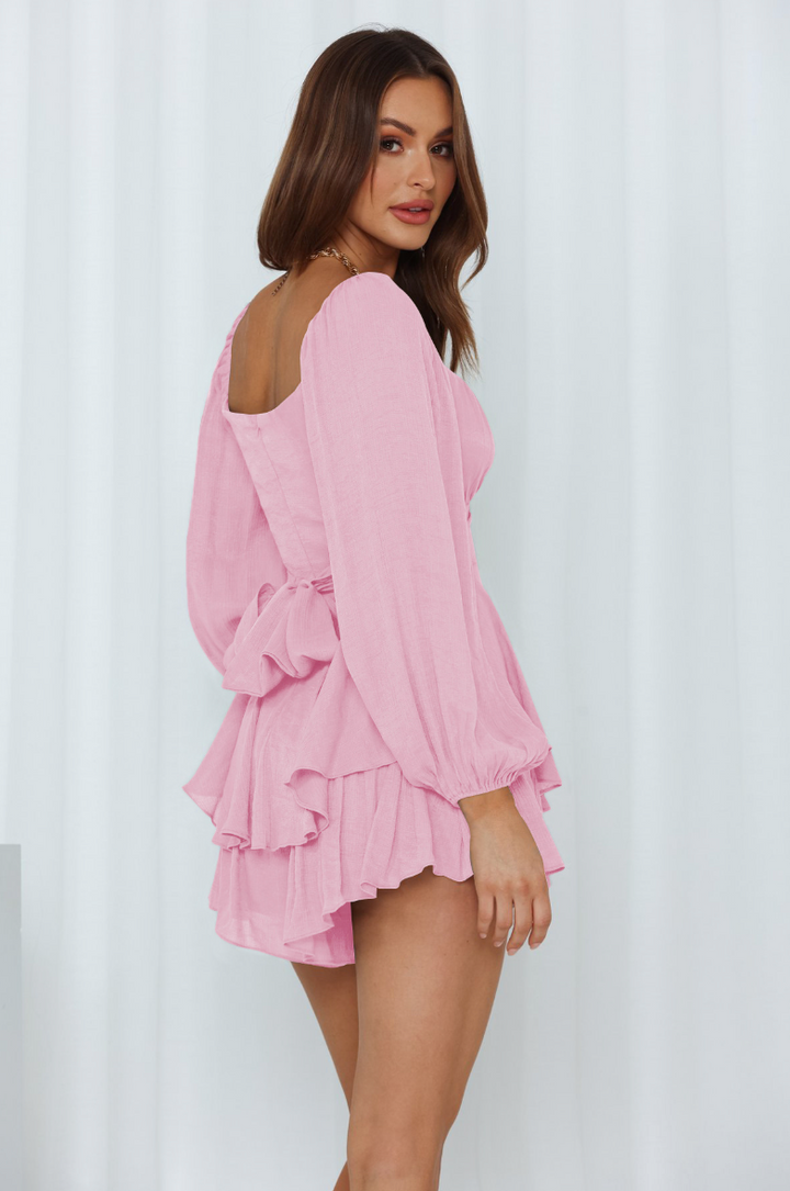 Solenya™ | Ruffle Sleeve Short Dress