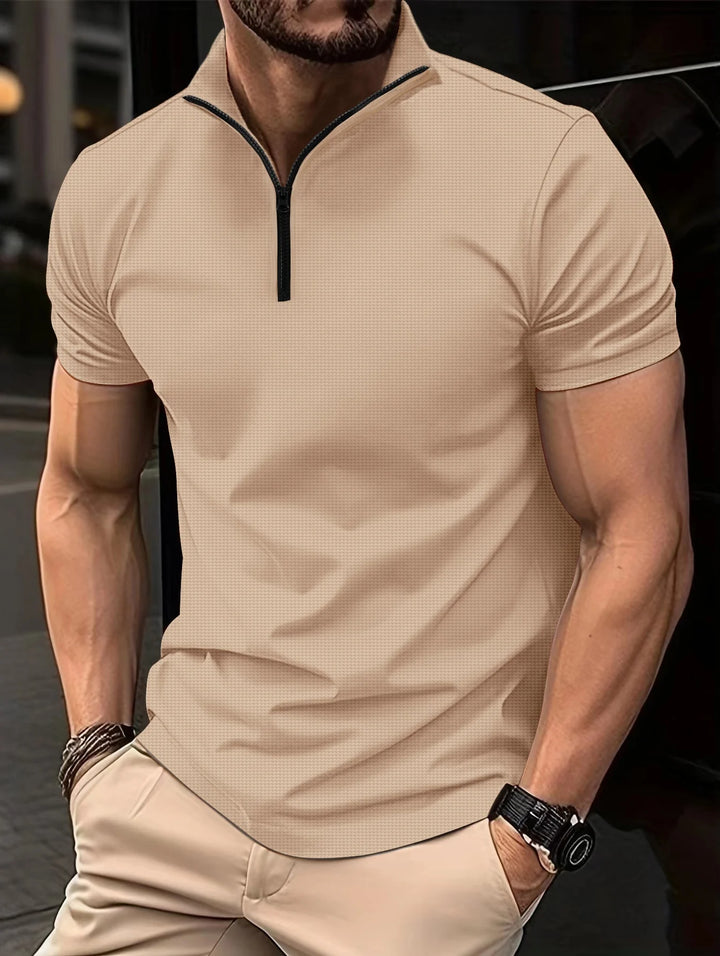 Lucas™ The Luxe Zip Polo