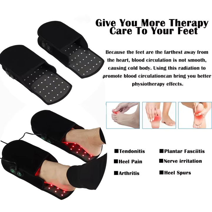 Red Light Therapy Slippers for Foot Pain Relief