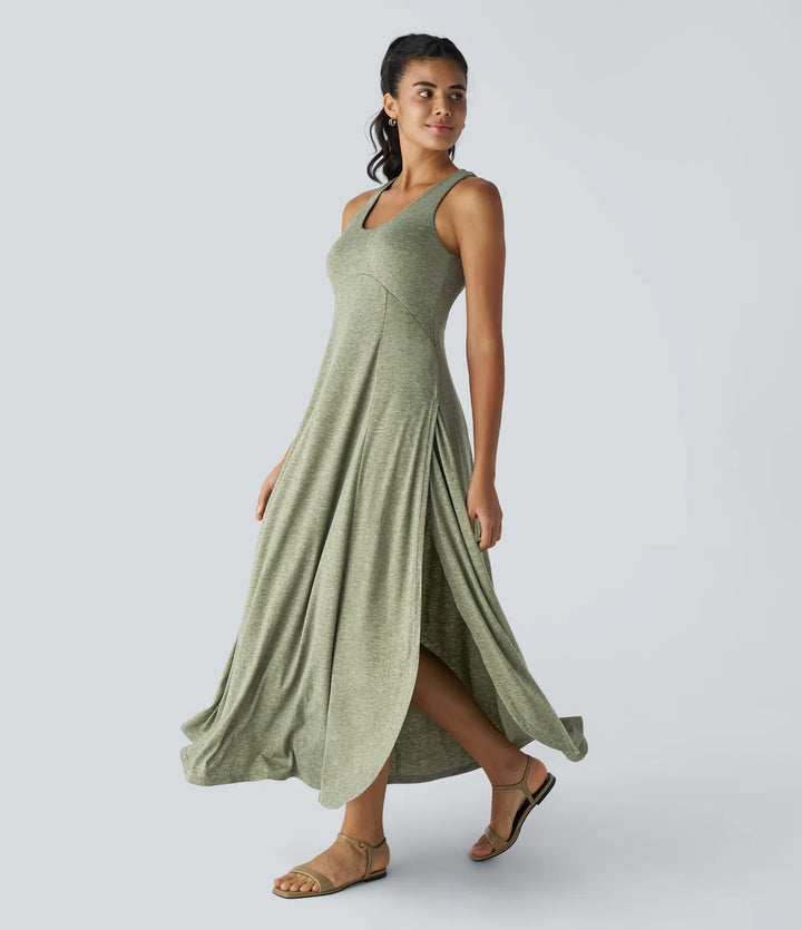 Savoya™ The SplitBack Flow Maxi Dress