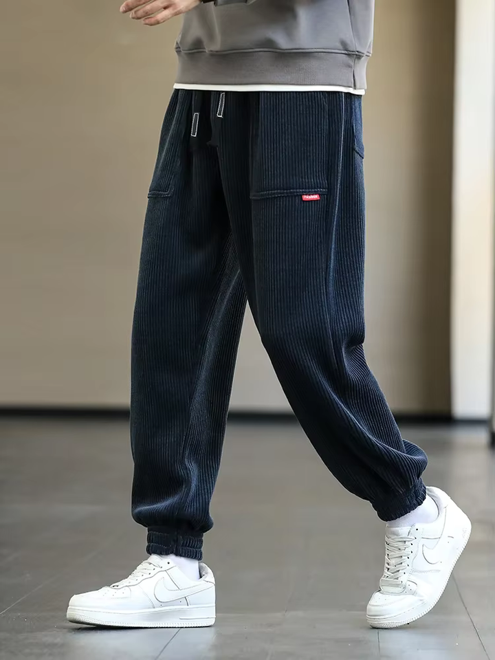 Senvara™ The Mustard Cord Comfy Joggers