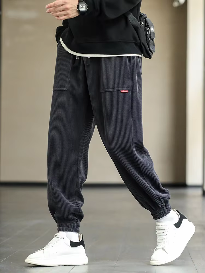 Senvara™ The Mustard Cord Comfy Joggers